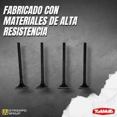JUEGO VALVULAS ADMISIÓN Y ESCAPE HONDA XR250/TORNADO/CBX 250 en internet