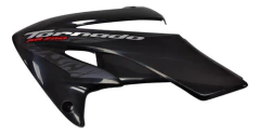 CACHA LATERAL IZQUIERDO TANQUE HONDA TORNADO NEGRA - comprar online