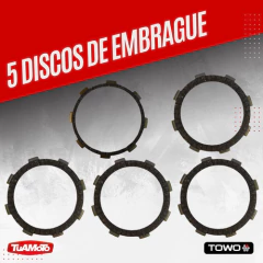 DISCO DE EMBRAGUE BAJAJ ROUSER 135 TOWO