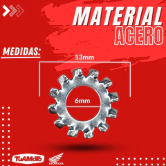ARANDELA DE PRESION (6 MM) HONDA INVICTA - tienda online