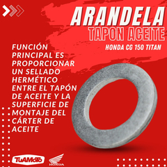 Imagen de ARANDELA TAPON ACEITE HONDA CG 150 TITAN