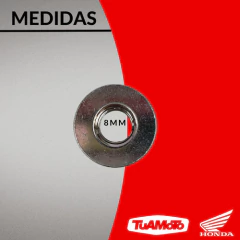 TUERCA CON POLLERA (8MM) - Tuamoto Mayorista