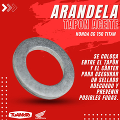 ARANDELA TAPON ACEITE HONDA CG 150 TITAN - tienda online