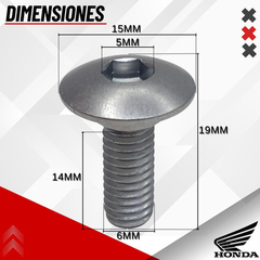 TORNILLO ESPECIAL CBR 1000 RR HONDA (6MM) - tienda online