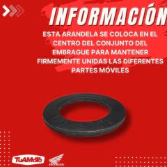 Imagen de ARANDELA TRABA CENTRO EMBRAGUE HONDA NX 400