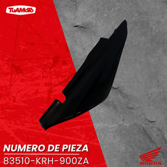 Imagen de CACHA LATERAL DERECHO HONDA XR 125L NEGRA