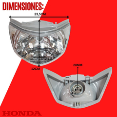OPTICA DELANTERA HONDA BIZ 125 SIN LÁMPARA - tienda online