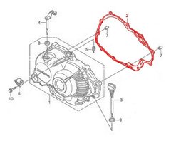 JUNTA TAPA DE EMBRAGUE HONDA XR 190 / CB 190 - Tuamoto Mayorista