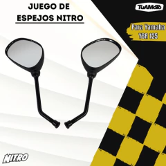 JUEGO ESPEJOS YAMAHA YBR 125 CATI