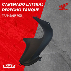 CARENADO LATERAL DERECHO DE TANQUE HONDA TRANSALP 700 - Tuamoto Mayorista