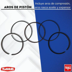 AROS DE PISTON 0.50 HONDA CG 125/XLR 125 TKRJ en internet