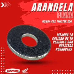 ARANDELA PLANA (8 MM) 5X24 HONDA - tienda online