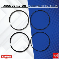 Imagen de AROS DE PISTON 0.50 HONDA CG 125/XLR 125 TKRJ