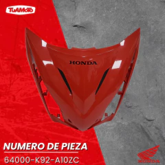 Imagen de FRENTE PECHERA HONDA WAVE 110S ROJO