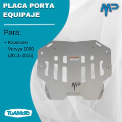 Imagen de PLACA PORTA EQUIPAJE KAWASAKI VERSYS 1000 MOTOPERIMETRO