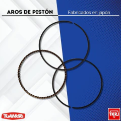 AROS DE PISTON 0.50 HONDA CG 125/XLR 125 TKRJ - Tuamoto Mayorista