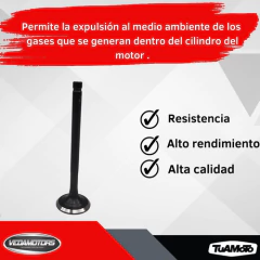 VALVULA DE ESCAPE HONDA BIZ 125 VEDAMOTORS - tienda online