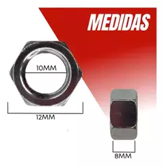 TUERCA 8 MM. HONDA VARIAS