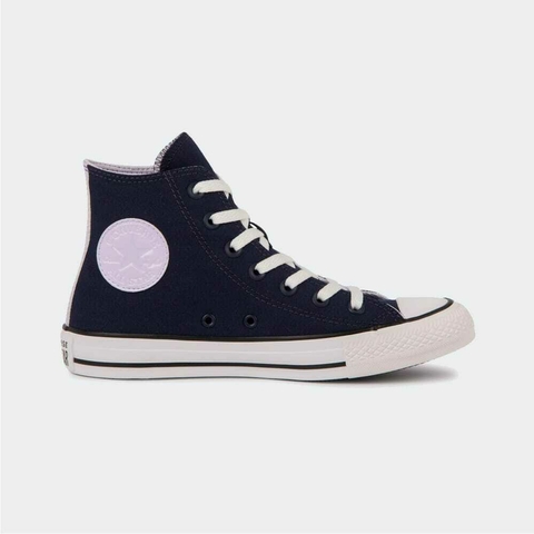TÊNIS ALL STAR CHUCK TAYLOR GLAM HI – MARINHO/LILÁS