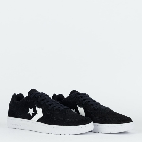 Tênis Converse Rival V2 Ox Classic Suede Preto Branco