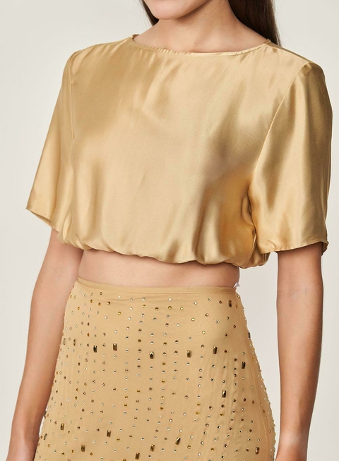 Blusa Fluída Acetinada
