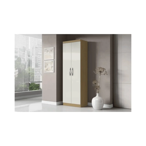 Armário multiuso Aramóveis 2 portas | new atacama / off white
