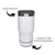 COPO TÉRMICO LONG NECK COM CAIXA DE SOM BLUETOOTH 420ML AÇO INOX - Toca Tem
