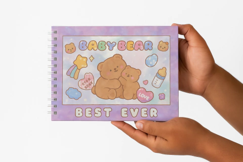 Livro de Colorir Desenhos Best Ever Infantil Lilás