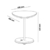 Imagem do Mesa De Apoio Lateral Oval Bel - 100% Mdf Cores Moderna Artely Cor Menta