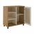 Buffet Artely Charlotte Carvalho/Off White - comprar online