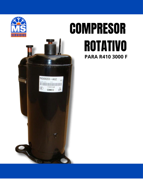 COMPRESOR ROTATIVO PARA R410 3000F
