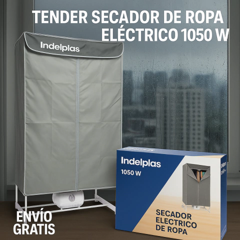 Tender Secador de Ropa Electrico 1050W Indelplas - comprar online