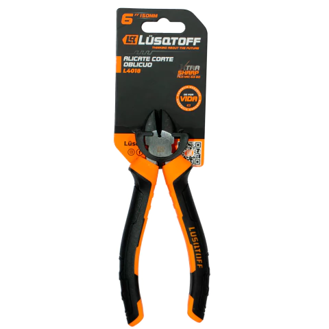 Alicate Oblicuo 6" 150 mm Lusqtoff L4018