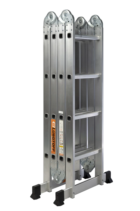 Escalera Plegable de Aluminio 4x4 Lusqtoff LE400