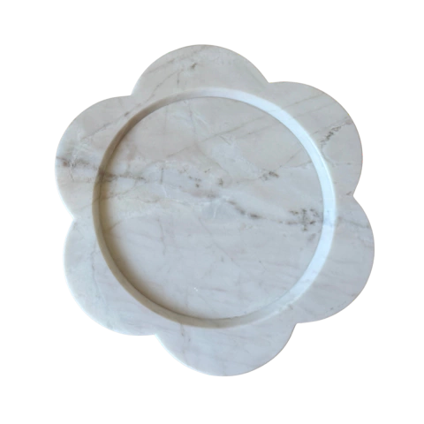 BANDEJA ENCANTO REBAIXO ITALIANO- MÁRMORE CALACATA MILANO