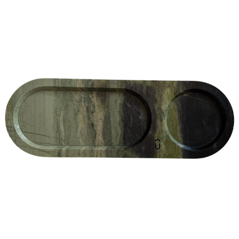 PETISQUEIRA BARI QUARTZITO VERDE BAMBOO POLIDO