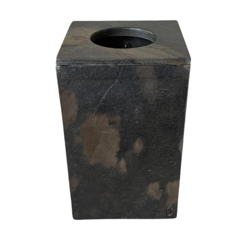 LIXEIRA LAVABO QUARTZITO BRONZITA VINTAGE 28x18cm