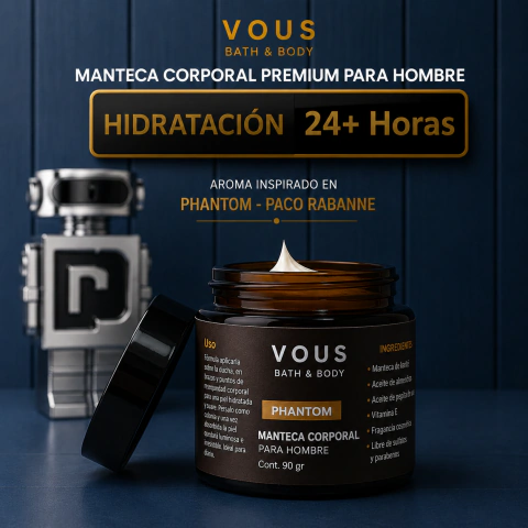 MANTECA CORPORAL PHANTOM · Amaderado moderno · 90g