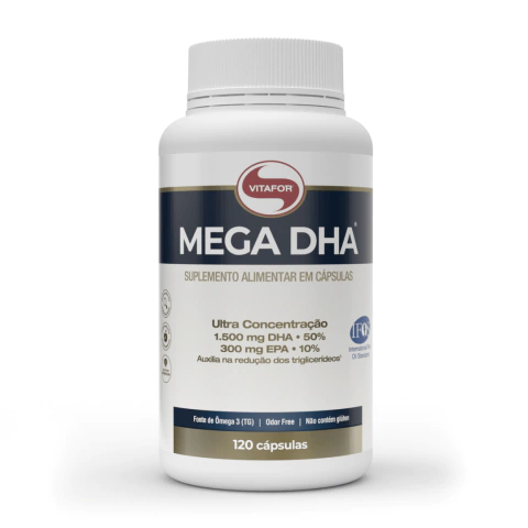 MEGA DHA - 120 CAPS - VITAFOR - comprar online