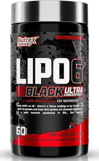 LIPO 6 BLACK - 60 CAPS - NUTREX - comprar online