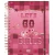 Caderno Espiral 80 Folhas Capa dura Colegial Smart DAC Lets Go Girls