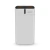 Power Bank SUONO 20000 mAh blanco con puertos USB-C y USB-A, ideal para cargar tu celular o tablet en cualquier lugar.
