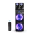 Torre de sonido parlante con dos woofers de 10 pulgadas, luces RGB y control remoto, modelo 14500W