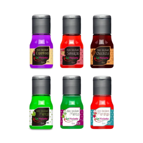 Óleo Beijável para Massagem Hot e Ice 15ml La Pimienta