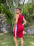 Vestido Canelado Regata com Listra na Lateral - Moda Flama