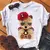 Blusas Femininas T-shirt Em Alta Camisetinhas Camisetas - Beleza com 1 click