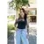 Regata Blusinha Feminina Suplex Duplo Básica Elegante Moda Blogueira Tendencia