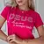 Blusa Tshirt Estampada Gospel Feminina Social Jesus Perolas Algodão 30.1Moda Cristã