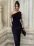 Verão preto novo vestido feminino moda sexy split sem mangas sem costas magro m - Beleza com 1 click