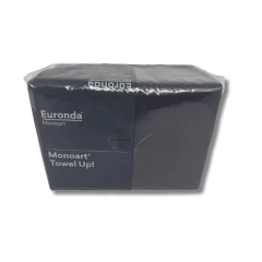 Babador Preto Descartavel Towel Up Monoart Euronda - 50und